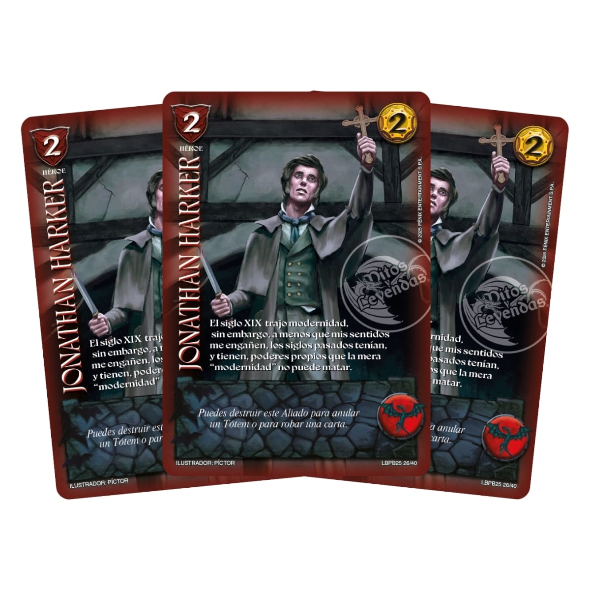 Play Set Jonathan Harker - Arte Alternativo (Carta X 3 Copias)1