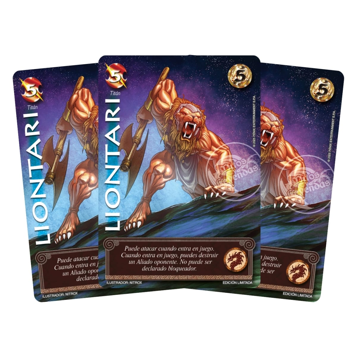 Play Set Liontari - Foil Premium (Carta X 3 Copias)1