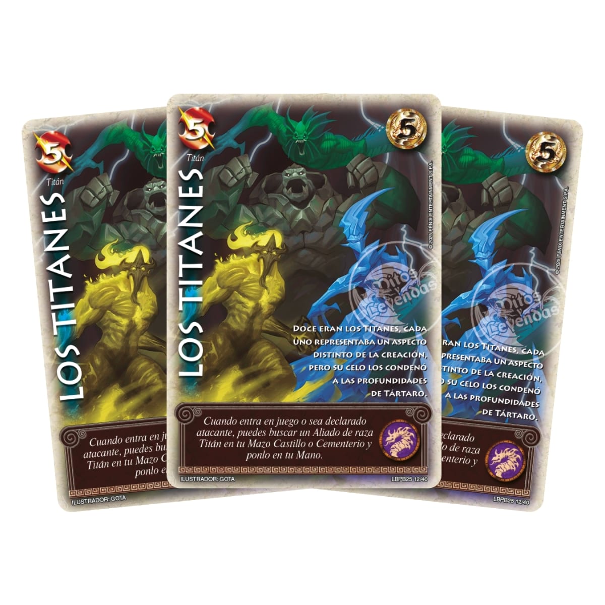 Play Set Los Titanes - Arte Alternativo (Carta X 3 Copias)1