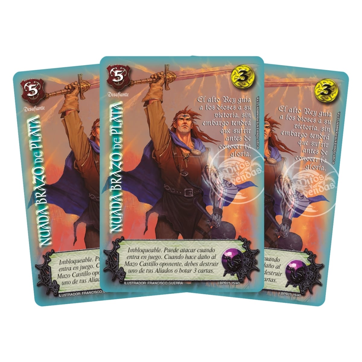 Play Set Nuada Brazo De Plata - Arte Alternativo (Carta X 3 Copias)1
