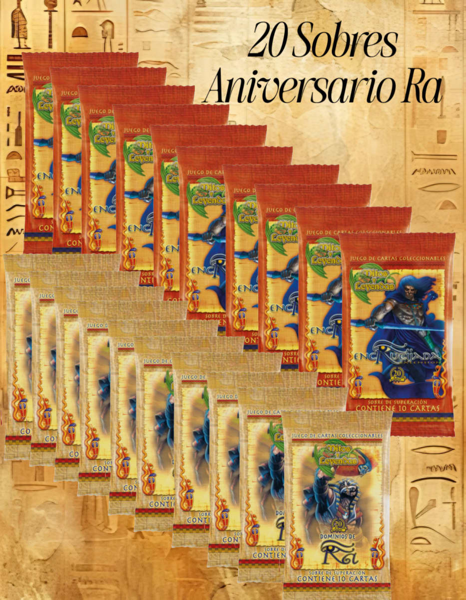 Promoción 20 Sobres Aniversario Ra1