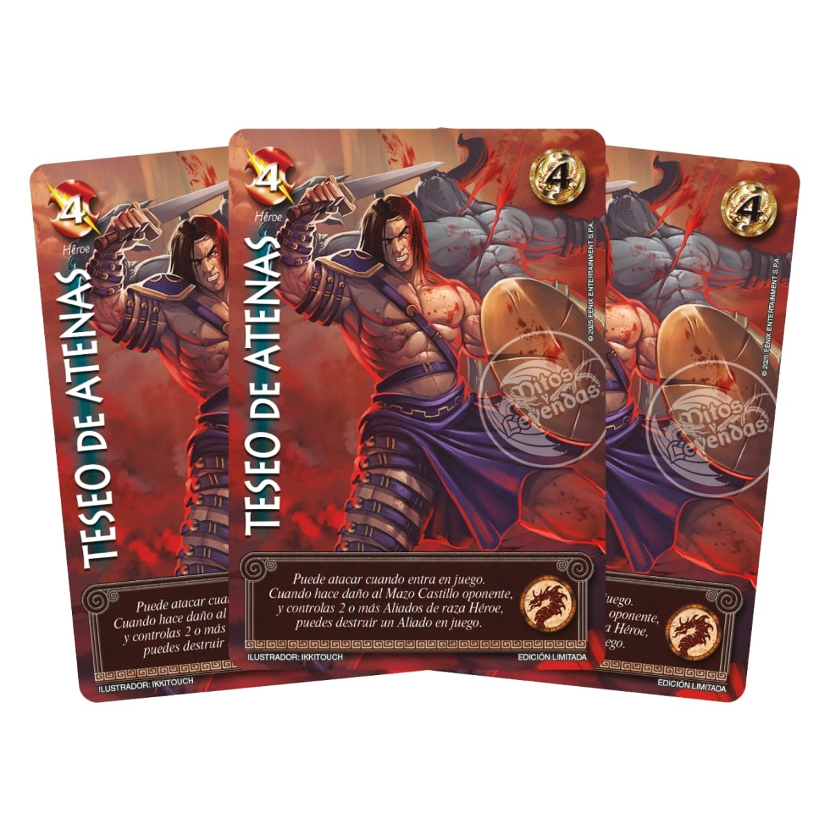Play Set Teseo De Atenas - Foil Premium (Carta X 3 Copias)1