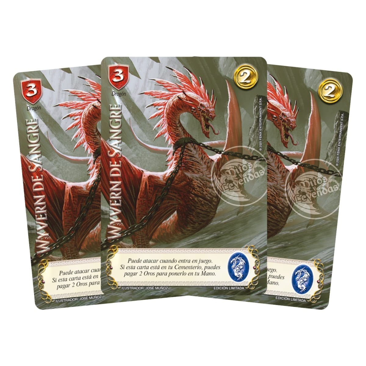 Play Set Wyver De Sangre - Foil Premium (Carta X 3 Copias)1