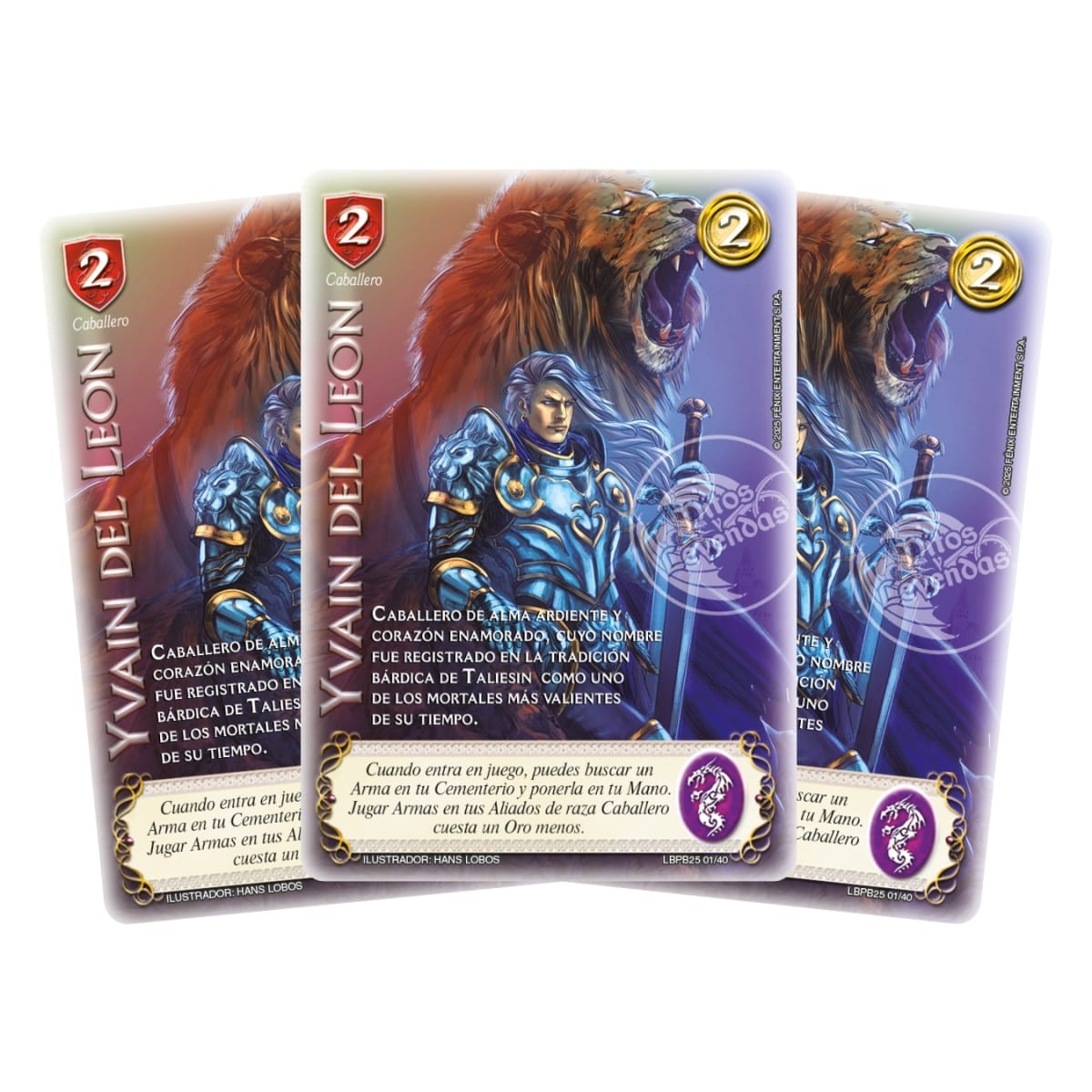 Play Set Yvain Del León - Arte Alternativo (Carta X 3 Copias)1