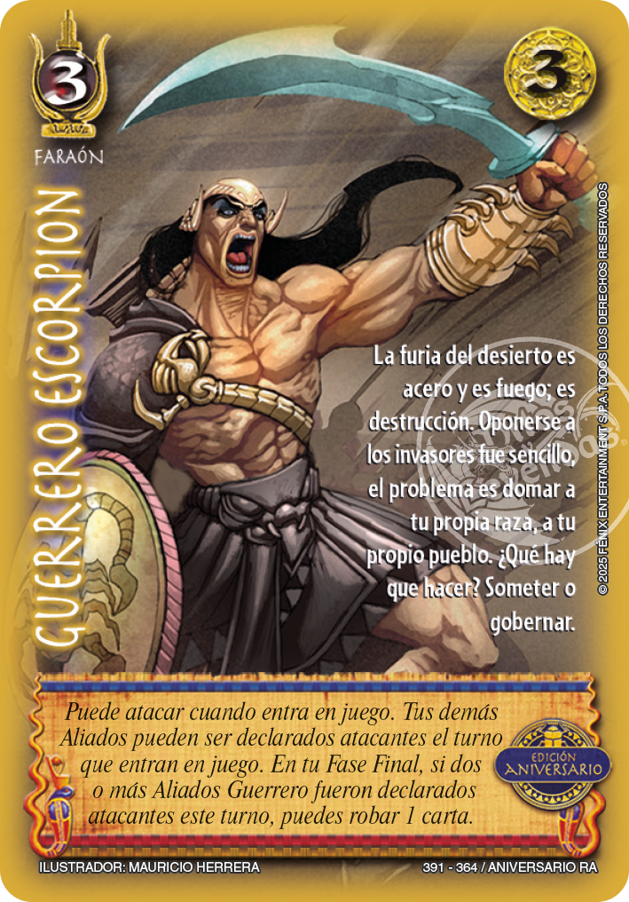 Guerrero Escorpion Version Aniversario1