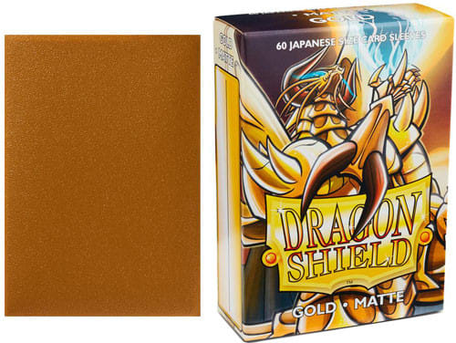 Dragon Shield Sleeves - Japanese- Matte Gold1