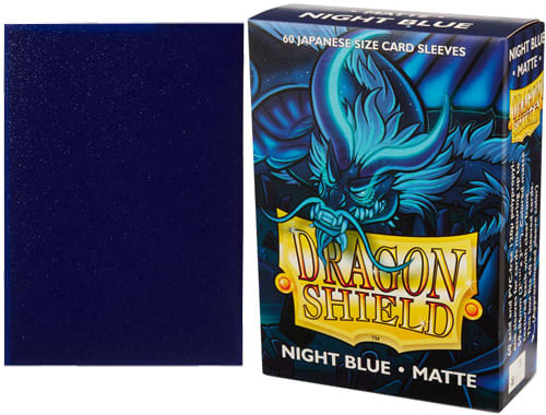 Dragon Shield Sleeves - Japanese- Matte Night Blue1