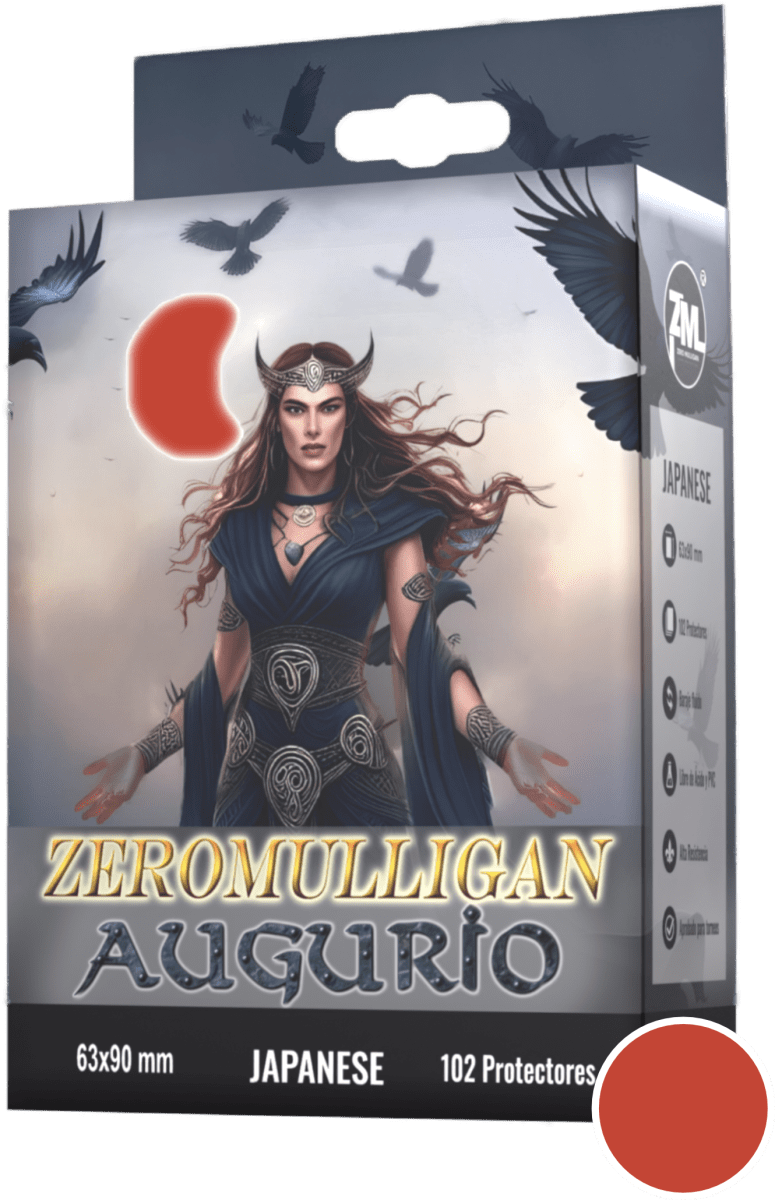 Protector Zero Mulligan Augurio Japanese - Color Anaranjado1