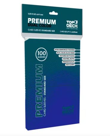Protector Top Deck Azul Premium Tamaño Standard1