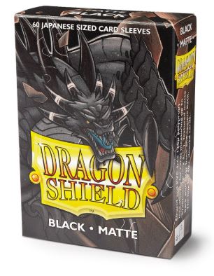 SLEEVES JAPANESE SIZE MATTE 60 - BLACK1