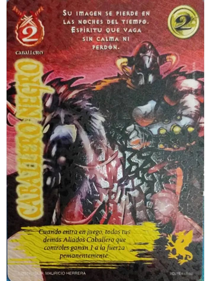 Caballero Negro LPE4 - Foil Escama1