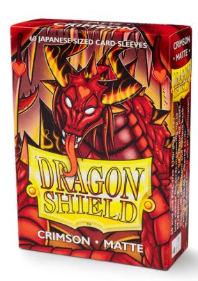 SLEEVES JAPANESE SIZE MATTE 60 - CRIMSON1
