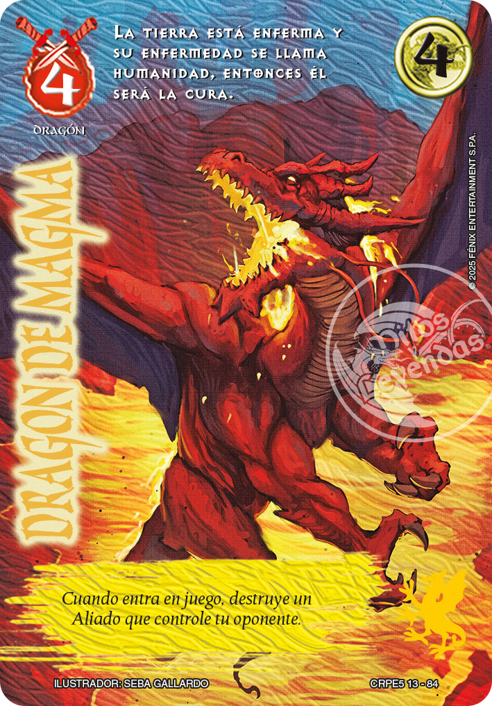 Dragón De Magma - Arte Alternativo1