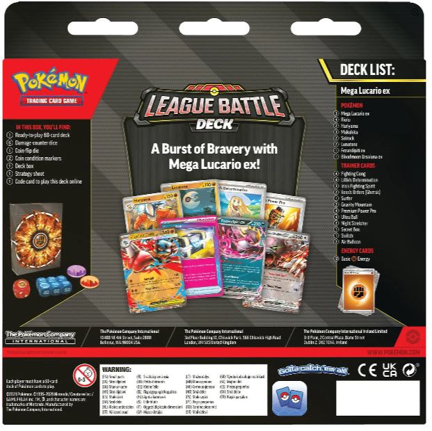 Pokemon TCG - Mega Lucario ex League Battle Deck English2