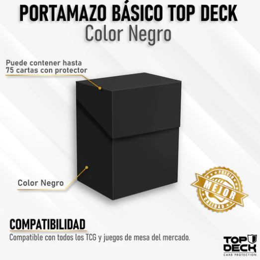 Portamazo Basico Top Deck Color Negro1