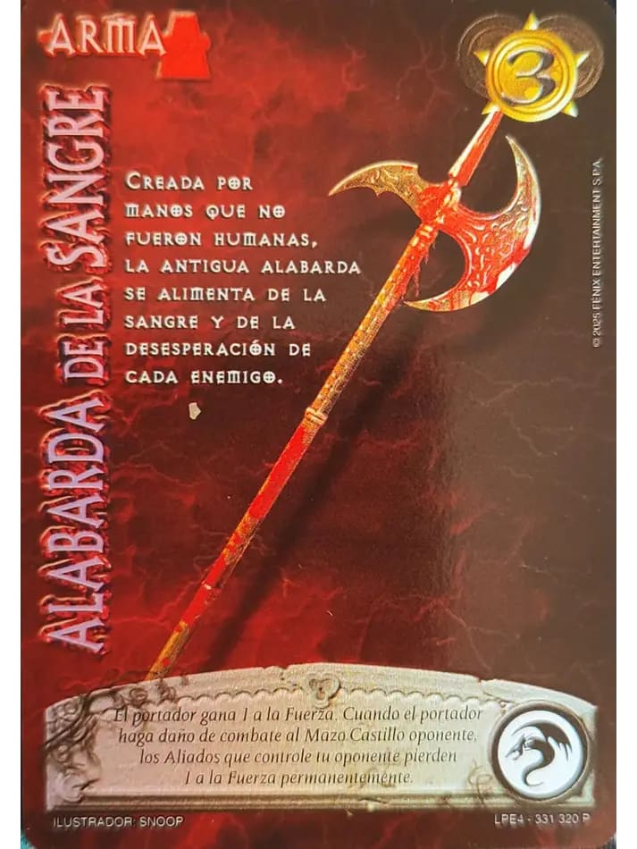 Alabarda de la Sangre (Kit Pagano)1