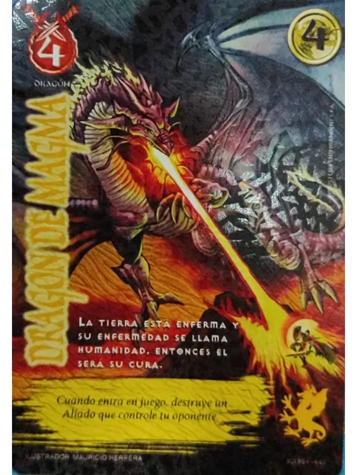 Dragón de Magma LPE4 - Foil Escama1