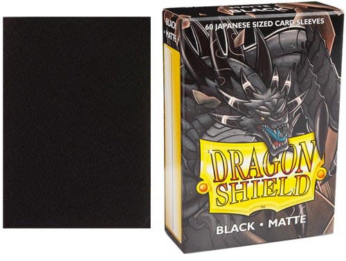 Dragon Shield Sleeves - Japanese- Matte Black1