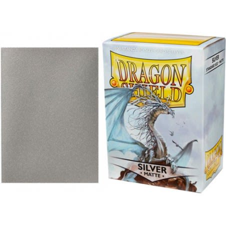 Dragon Shield Sleeves - Standard- Silver1