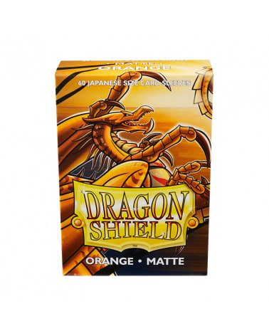 Dragon Shield Sleeves - Japanese- Matte Orange1