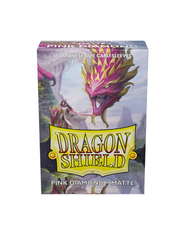 Dragon Shield Sleeves - Japanese - Matte Pink Diamond1