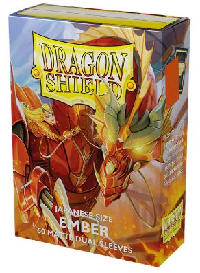 SLEEVES JAPANESE SIZE MATTE DUAL 60 - EMBER1