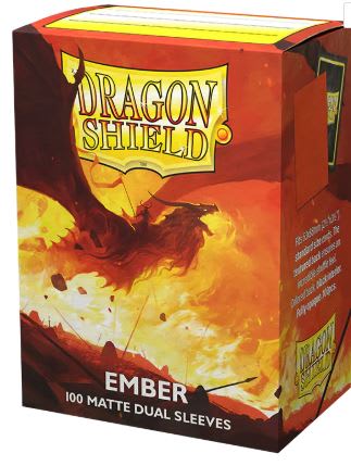 SLEEVES STANDARD SIZE MATTE DUAL 100 - EMBER1