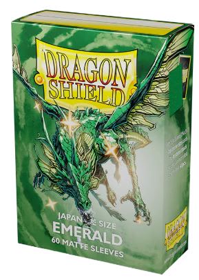 SLEEVES JAPANESE SIZE MATTE 60 - EMERALD1