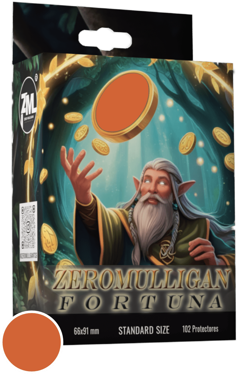 Protector Zero Mulligan Fortuna Standar - Anaranjado1