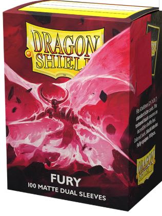 SLEEVES STANDARD SIZE MATTE DUAL 100 - FURY1