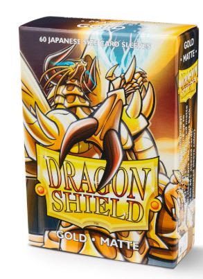 SLEEVES JAPANESE SIZE MATTE 60 - GOLD1