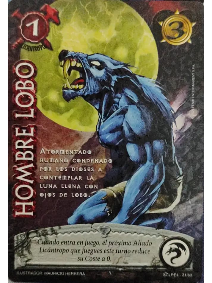 Hombre Lobo LPE4 - Foil Escama1