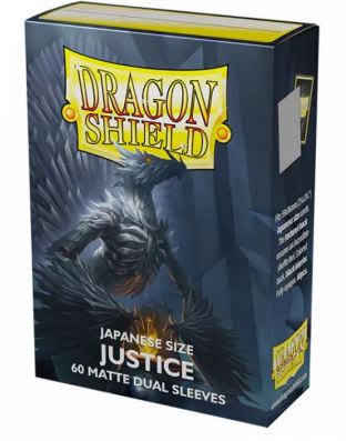 SLEEVES JAPANESE SIZE MATTE DUAL 60 - JUSTICE1
