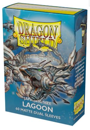 SLEEVES JAPANESE SIZE MATTE DUAL 60 - LAGOON ' SARAS'1
