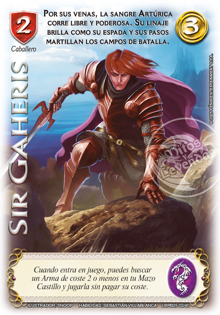 Sir Gaheris - Arte Alternativo1