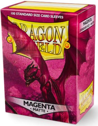 SLEEVES STANDARD SIZE MATTE 100 - MAGENTA1