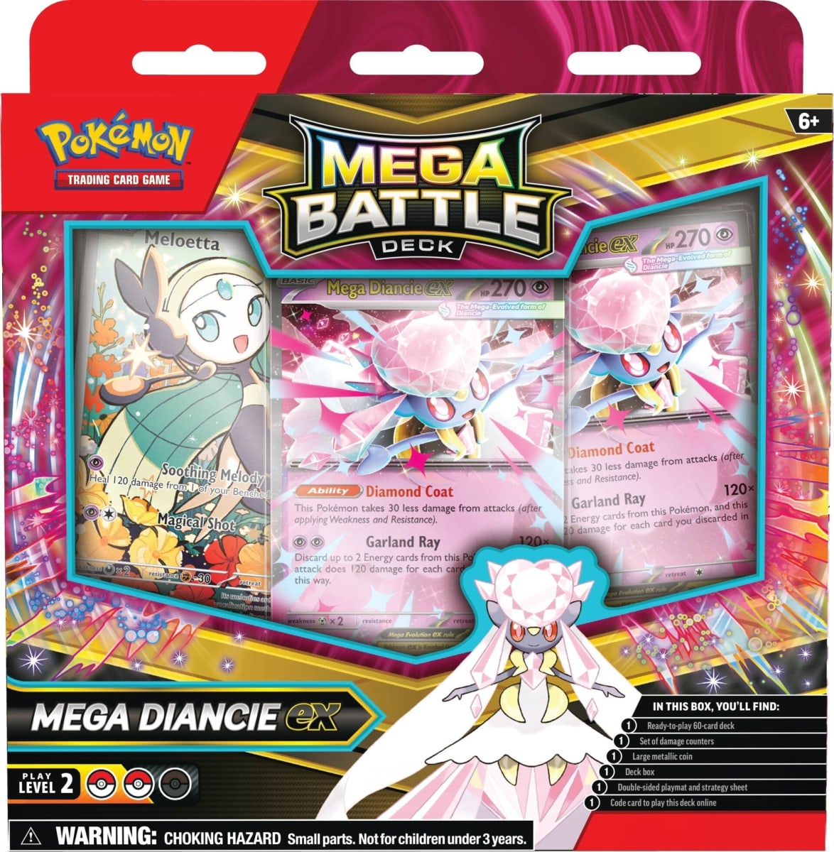 Pokemon TCG - Mega Battle Deck Mega Diance Ex (Inglés)1