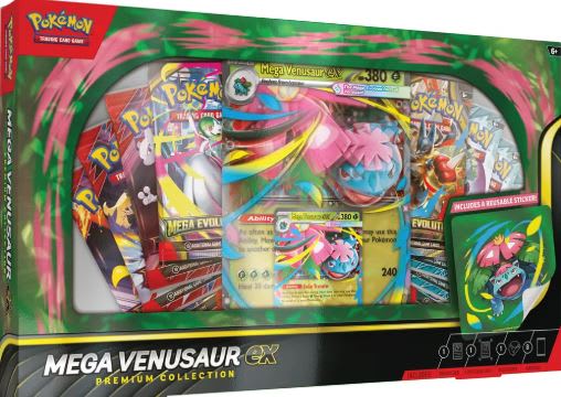 Pokemon TCG - Megaevolution - Mega Venasaur Ex Premium Collection1