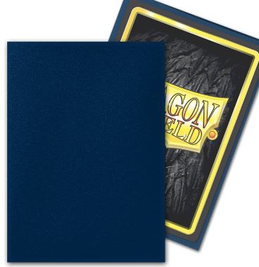 SLEEVES STANDARD SIZE MATTE 100 - MIDNIGHT BLUE2