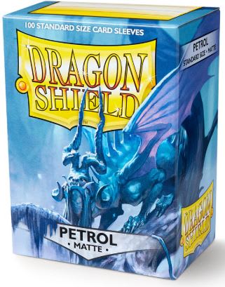 SLEEVES STANDARD SIZE MATTE 100 - PETROL1