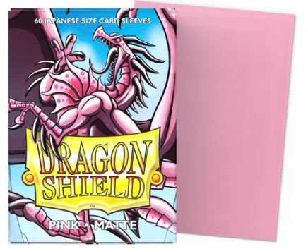 Dragon Shield Sleeves - Japanese- Matte Pink1