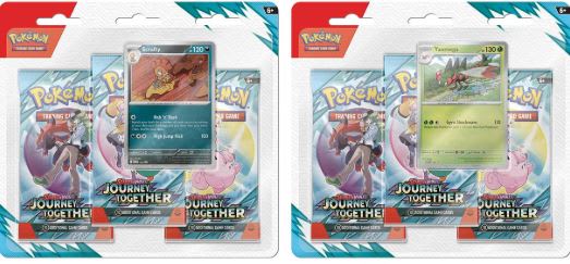 Pokémon TCG: Journey Together 3 Pack Blister (INGLÉS)1