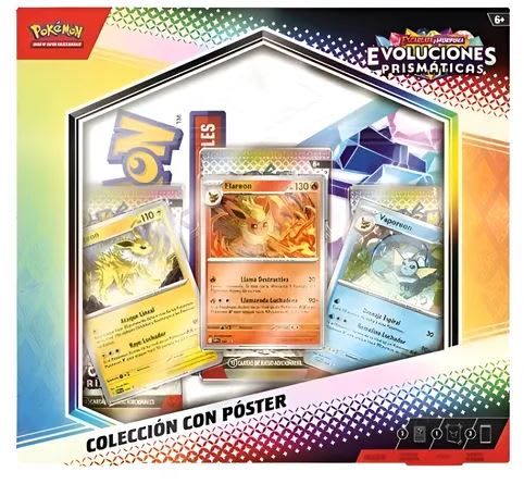 Pokemon TCG - Prismatic Evolution - Poster Collection (Español)1