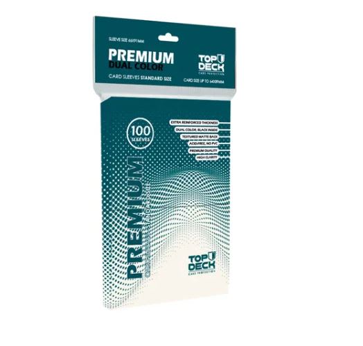 Protector Top Deck Blanco Premium Tamaño Standard1