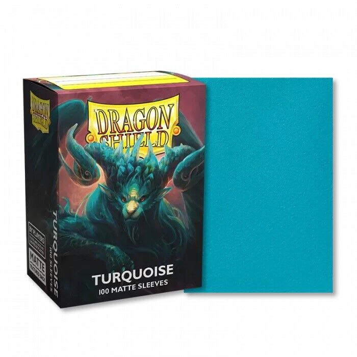 Dragon Shield Sleeves - Standard- Matte Turquoise1