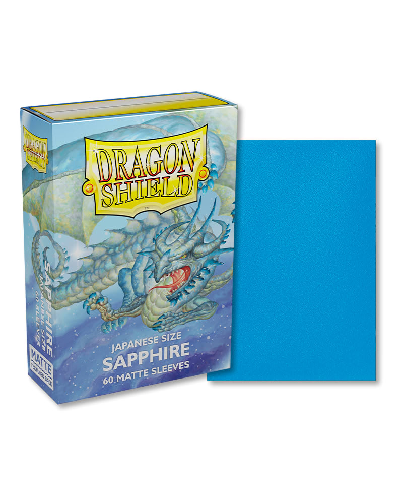 Dragon Shield Sleeves - Japanese - Matte Sapphire1
