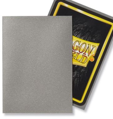 SLEEVES STANDARD SIZE MATTE 100 - SILVER2