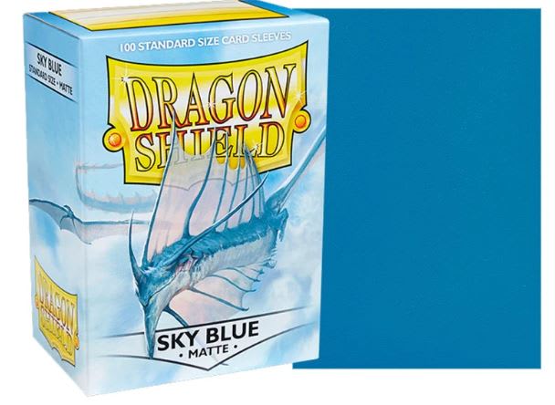 Dragon Shield Sleeves - Standard - Matte Sky Blue1