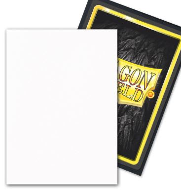 SLEEVES STANDARD SIZE MATTE DUAL 100 - SNOW2