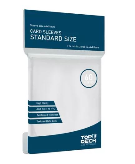 Protectores Estándar Top Deck Color Blanco1